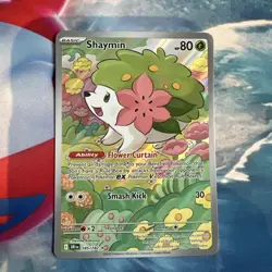 Pokemon TCG Destined Rivals Shaymin Card 185/182 Near Mint NM Condition - Image 3