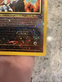 Pokemon Entei Card 34 Reverse Holographic Black Star Promo NM - Image 4