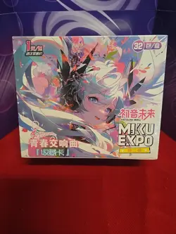 Kayou Hatsune Miku 32 Pack Booster Box CCG Trading Card Game New Anime 2024 - Image 1