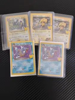Pokemon Celebrations Stamp Cards Lot (5) - Image 1