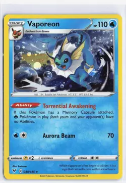 Vaporeon - (Cosmos Holo) Promo Miscellaneous Cards & Products 030/185 NM - Image 1