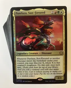 MTG Magic The Gathering Pantlaza, Sun-Favored 🦖 Budget 100 Card Commander Deck - Image 1