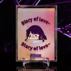 Jingliu Waifu Card Premium Green Glitter Foil lined Diary Blind LSP Honkai - Image 2