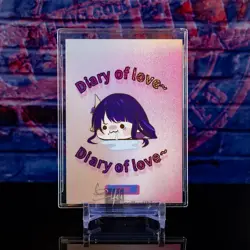 Kafka Waifu Card Premium Green Foil lined Diary Blind LSP Doujin Honkai Star Rai - Image 3