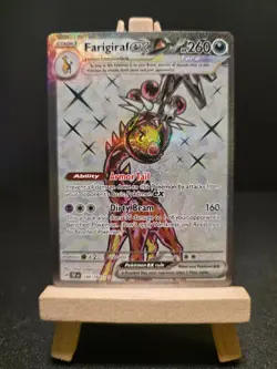 Pokemon TCG Farigiraf 194/162 Temporal Forces Ultra Rare Holo Card Near Mint Eng - Image 1