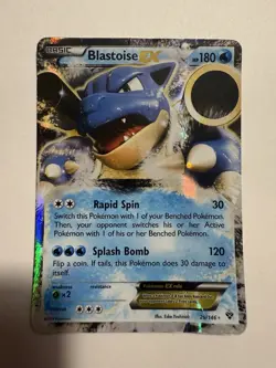 HP Blastoise EX 29/146 XY Base Set 2014 Holo Ultra Rare Pokemon card English - Image 4
