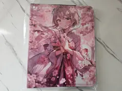 Anime Waifu Trading Card 9-Pocket 3-Ring Zipper Binder - Lumine & Raiden Shogun - Image 1