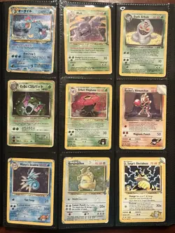 Pokemon Binder Lot Of 18 Vintage Holo Cards! Cool Lot Of Damaged Cards! - Image 2