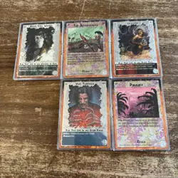 1995 White Wolf Inc. rage werewolf card game 7 foil lot rare Cards CCG Good Used - Image 1