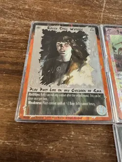 1995 White Wolf Inc. rage werewolf card game 7 foil lot rare Cards CCG Good Used - Image 3