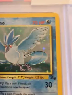 Articuno Holo Rare 1st Edition 2/62 PSA 8 - 1999 Fossil Pokemon TCG Card NM-M - Image 2