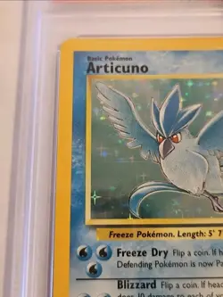 Articuno Holo Rare 1st Edition 2/62 PSA 8 - 1999 Fossil Pokemon TCG Card NM-M - Image 3