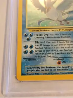 Articuno Holo Rare 1st Edition 2/62 PSA 8 - 1999 Fossil Pokemon TCG Card NM-M - Image 4