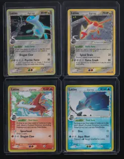 Latios & Latias Delta Species Lot Of 4 Pokemon Cards LP+ - Image 1