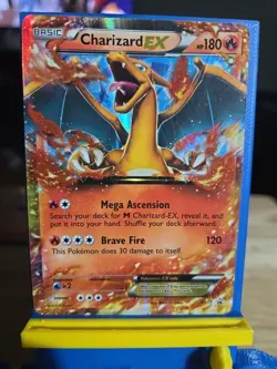 Pokemon TCG Charizard-EX XY17 Holo Promo Card LP Condition - Image 2