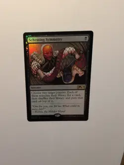Scheming Symmetry Sorcery Card, Magic The Gathering, Core Set 2020, Foil, NM - Image 3