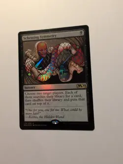Scheming Symmetry Sorcery Card, Magic The Gathering, Core Set 2020, Foil, NM - Image 5