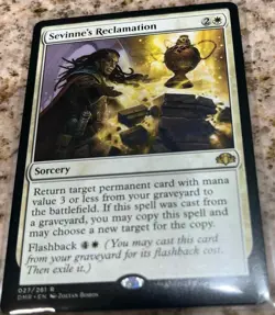 MTG: Sevinne's Reclamation x2! Commander Masters Retro Foil, Regular M/NM!! - Image 2
