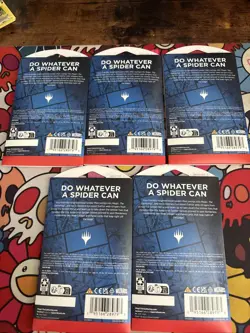 MTG Spider-Man play booster pack (Lot of 5) New sealed Magic The Gathering - Image 2