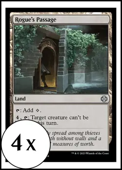 MTG - 4 x Rogue's Passage - Playset 4x x4 - Lost Caverns of Ixalan - Image 1