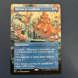 MTG Retreat to Coralhelm (Borderless) - Secret Lair Drop Series (SLD) NM - Image 1