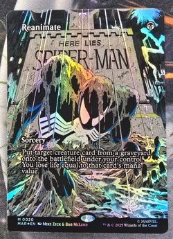 Magic The Gathering Spider-man Reanimate Foil 0020 Mythic - Image 1