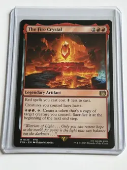 Fire Crystal 135 MTG Final Fantasy 2025 Mint - 9.0 + Non Foil Rare - Image 1