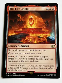 Fire Crystal 135 MTG Final Fantasy 2025 Mint - 9.0 + Non Foil Rare - Image 4
