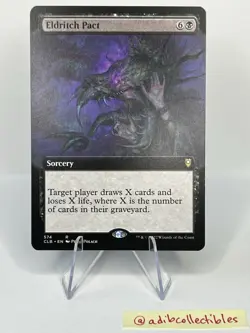 Eldritch Pact (Extended Art) #574 Rare - MTG CL: Battle for Baldur's Gate - NM - Image 1