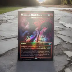 MTG VOW: Mysterious Blood Illness (Instant) Extended Art Foil Uncommon 339 - Image 1