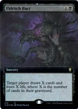 Eldritch Pact NM/M* FOIL EXTENDED Commander Baldur's Gate 574 mtg -UnltdCards - Image 1