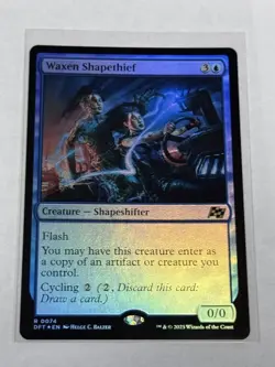 Waxen Shapethief Aetherdrift Foil #74 - Image 1
