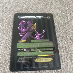 Pokemon Shadow Mewtwo Vmax Black Foil Fan Art Lord Of Shadow HP880 MINT💥 - Image 2