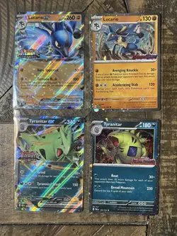 Pokemon Lucario Ex & Tyranitar Ex Premium Collection - Promo Cards ONLY - Image 1