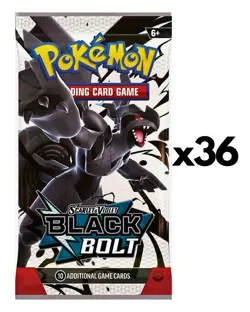 Pokemon Black Bolt Booster Pack TCG Factory Sealed X36 Booster Box Quantity - Image 2