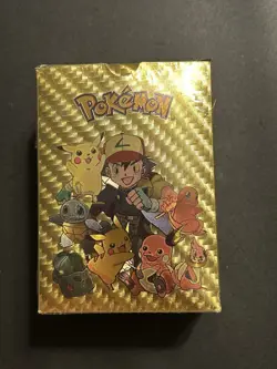 Pokemon Gold Foil TCG GX VMAX Card Box 110 PCS - Image 4
