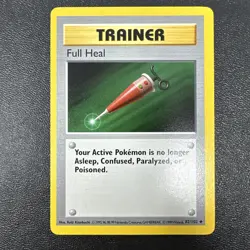 Full Heal #082/102 Base Set (Shadowless) Pokemon - Image 1