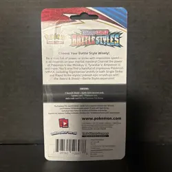 Pokemon Sword & Shield Battle Styles Booster Pack Charmander Foil Card and Boost - Image 2
