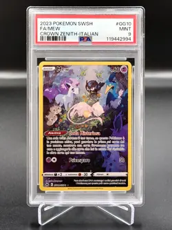 🍀Pokemon PSA 9 Mew GG10/GG70 Zenit Regale ITALIANO bgs graad Pokemon🍀 - Image 1