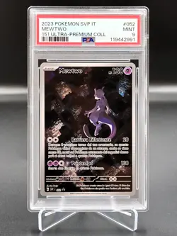 🍀Pokemon PSA 9 Mewtwo 052 SVP 151 ITA ultra premium Promo bgs graad Pokemon🍀 - Image 1