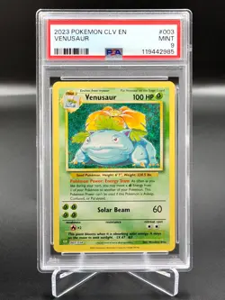 🍀Pokemon PSA 9 Venusaur 003/034 CLV Classic Collection ENGLISH bgs graad🍀 - Image 1
