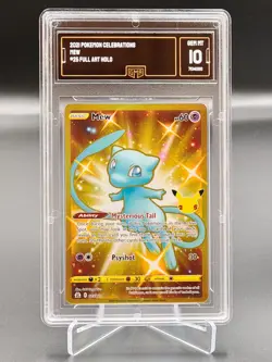 🍀Pokemon GMA 10 Mew 025/025 Celebrations 25 ENGLISH bgs psa graad Pokemon🍀 - Image 1