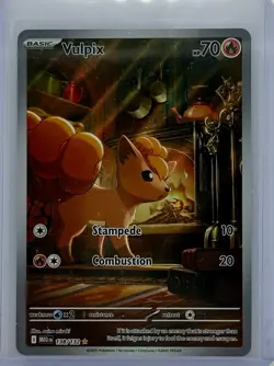 POKEMON MEGA EVOLUTION ILLUSTRATION RARE VULPIX 138/132 ENGLISH MINT FULL ART - Image 1