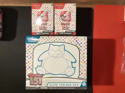 Pokemon 151 Elite Trainer Box ETB SEALED & 2 BOOSTER BUNDLES SEALED - Image 1