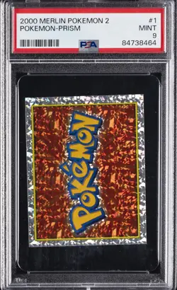 2000 MERLIN POKEMON 2 #1 POKEMON-PRISM PSA 9 - Image 1