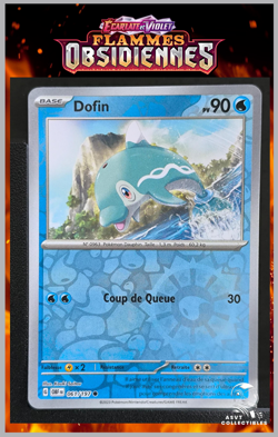 Carte Pokemon Dofin 061/197 Reverse EV3 Ecarlate Violet Flammes Obsidiennes - Image 1