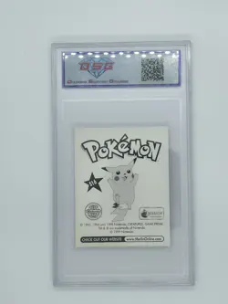 Authentic 1999 Merlin Pokemon Sticker Exeggutor Special Glitter - Crimping Error - Image 2