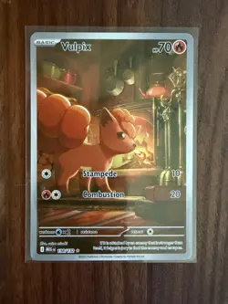 Vulpix Illustration Rare Pokemon Mega Evolution 138/132 Near Mint - Image 3