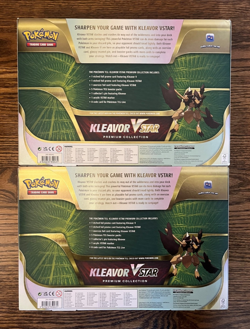Pokemon TCG Kleavor VSTAR Premium Collection Fusion Strike Brilliant (Lot Of 2)! - Image 2