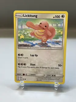 Pokemon Double Print Misprint Error Lickitung 102/156 Sm-Ultra Prism Regular - Image 2